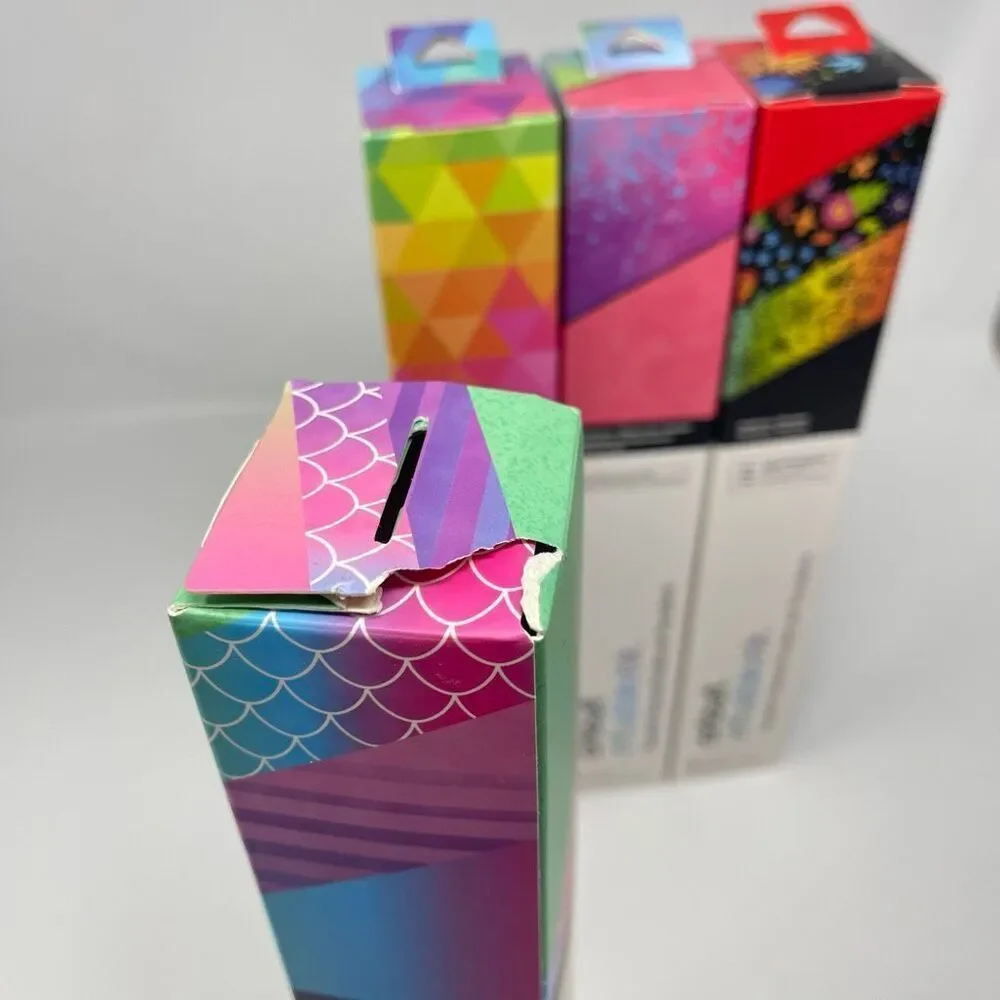 Cricut Infusible Ink Transfer Sheet Patterns Rainbow Shapes 12x12 Lot of 4 Boxes